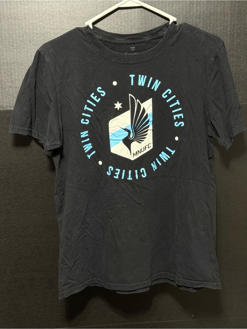 🪎 Fanatics Minnesota United FC MNUFC Twin Cities Black T-Shirt Size M